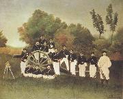 Henri Rousseau The Artillerists(Fourth Battery,Third Piece) Spain oil painting artist